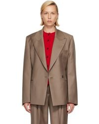 Rohe - Taupe Hourglass Shaped Blazer - Lyst