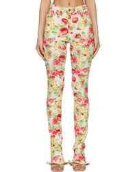 Acne Studios - Printed Casual Leggings - Lyst