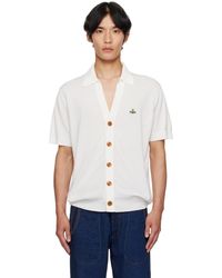 Vivienne Westwood - Cotton Polo Cardigan - Lyst