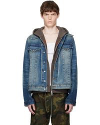 Cout de la Liberte - Johnny Twisted Denim Trucker Jacket - Lyst