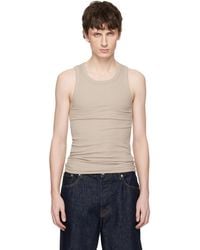 Seventh - Taupe Base Rib Tank Top - Lyst