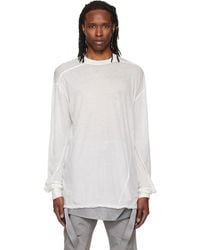 Rick Owens - Off- Tower Rick S Jumbo L/S T-Shirt - Lyst