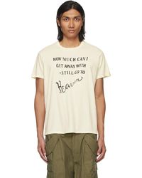 R13 - Off-white 'how Much Can I Get Away With' T-shirt - Lyst