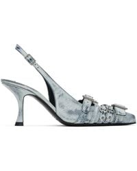 Acne Studios - Leather Slingback Heels - Lyst
