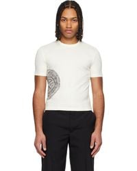 Jean Paul Gaultier - Off- 'The Laurel Stamped' Baby T-Shirt - Lyst