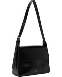 ☆A.P.C.☆ Virginie Flap Shoulder Bag Black PXBRUF61924LZZ P A.P.C. VIRGINIE FLAP HANDBAG Black | BSTN Store