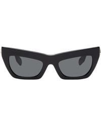 Burberry - Black Cat-eye Sunglasses - Lyst