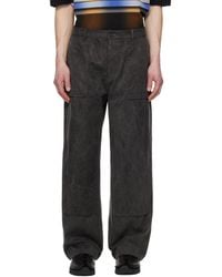 Juun.J - Washed Cotton Work Trousers - Lyst