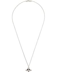 Vivienne Westwood - Diamante Heart Pendant Necklace - Lyst