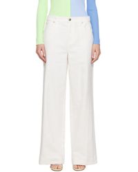 STAUD - Son Denim Trousers - Lyst