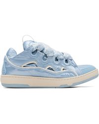 Lanvin - Nylon Curb Sneakers - Lyst