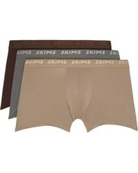 Skims - Three-Pack Stretch 3 Boxer Briefs - Lyst