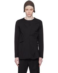 Kiko Kostadinov - Black Deultum Long Sleeve T-shirt - Lyst