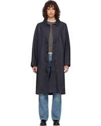 A.P.C. - Amy Denim Mac Coat - Lyst