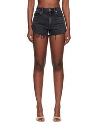 Alexander Wang - Denim Bite Shorts - Lyst