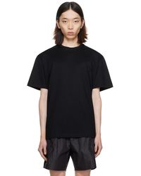 WOOYOUNGMI - Black Graphic T-shirt - Lyst