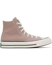 Converse - Taupe Chuck 70 High Top Sneakers - Lyst