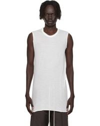 Rick Owens - Off- Concordians Basic Sl Tank Top - Lyst