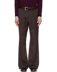 Tonywack - Wool Blend Flared Trousers - Lyst