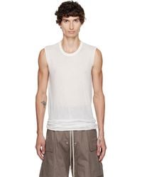 Rick Owens - Off- Tower Basic Sl Tank Top - Lyst
