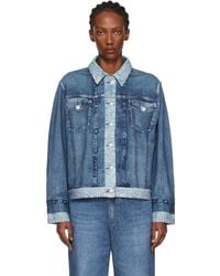 Rag & Bone - Rb Miramar Oversized Combo Trucker Jacket - Lyst