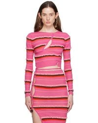 Jacquemus - Pink 'le Cardigan Tordu' Cardigan - Lyst