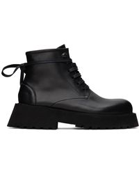 Marsèll - Black Micarro Lace Up Ankle Boots - Lyst