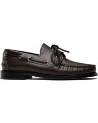 Aeyde - Harris Leather Boat Shoes - Lyst