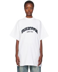 Balenciaga - ホワイト Back Flip Tシャツ - Lyst