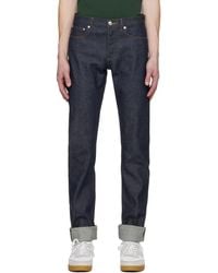 A.P.C. - インディゴ Petit Standard ジーンズ - Lyst