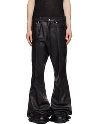 Rick Owens - Tower Bolan Bootcut Leather Pants - Lyst
