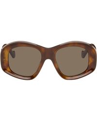 Loewe - Beveled Pentagon Sunglasses - Lyst