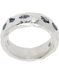 The Ouze - Raw Scatter Band Ring - Lyst