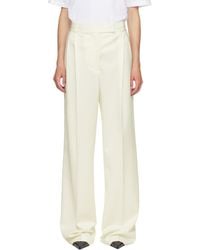 Rohe - Off- Mid-Waist Tailored Trousers - Lyst
