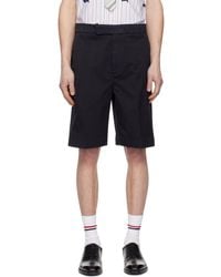 Thom Browne - Cotton Twill Utility Chino Shorts - Lyst