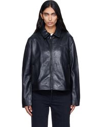 DIESEL - Leather Coach Jacket - Lyst