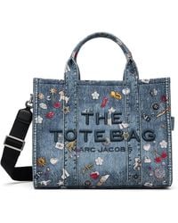 Marc Jacobs - 'The Trompe L'Oeil Trinket Canvas Medium' Tote - Lyst