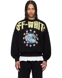 Off-White c/o Virgil Abloh - ブラック Fresco Star Over クルーネック スウェットシャツ - Lyst