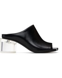 MM6 by Maison Margiela - Anatomic Heeled Mule Sandals - Lyst