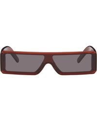Rick Owens - Burgundy Tower Gethshades Sunglasses - Lyst