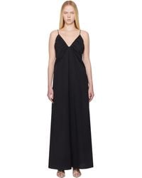 Rohe - Hammered Silk V-Neck Strap Maxi Dress - Lyst