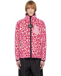 Moncler Genius - 1 Moncler Jw Anderson White & Pink Zip-up Sweatshirt - Lyst