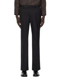 Ernest W. Baker - Pleated Straight Fit Trousers - Lyst