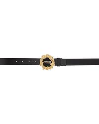 Versace - Black Wide Couture1 Belt - Lyst