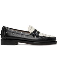 Sebago - ブラック＆ホワイト Dan Studs ローファー - Lyst