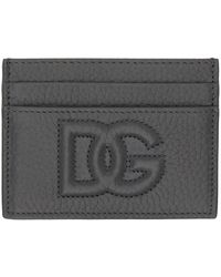 Dolce & Gabbana - グレー Dg ロゴ カードケース - Lyst
