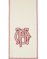Jean Paul Gaultier - Off- Wool Stitch Scarf - Lyst