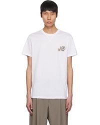 Moncler - Double Logo Patch Cotton T-Shirt - Lyst