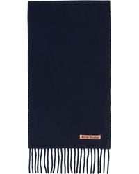 Acne Studios - Skinny Fringe Wool Scarf - Lyst
