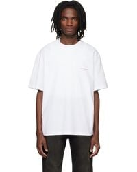 WOOYOUNGMI - Tuft Embroidered Back Logo T-Shirt - Lyst